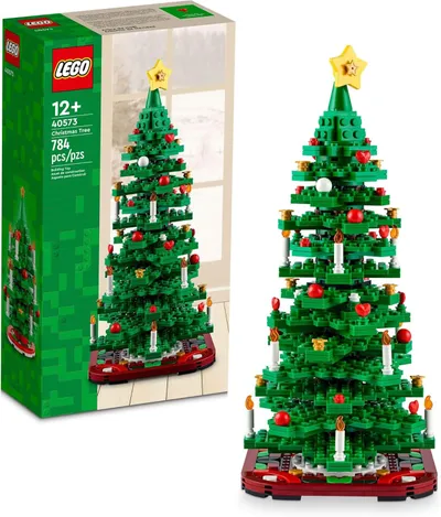 LEGO Christmas Tree - Build your own festive mini Christmas tree with baubles, star, and presents