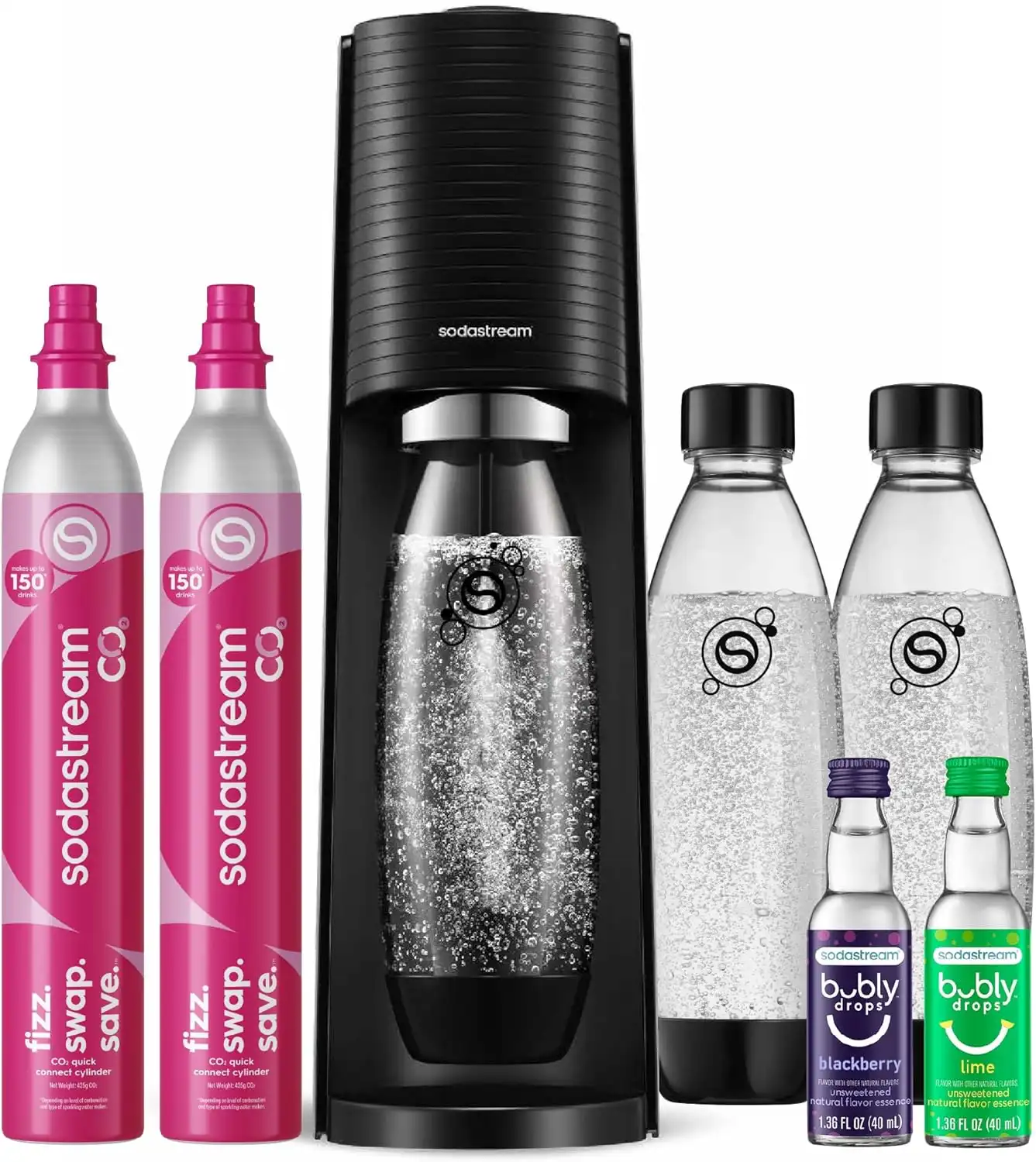 SodaStream - Countertop carbonator that turns tap water into seltzer in seconds