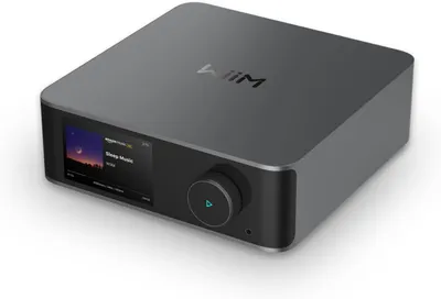 WiiM Pro Plus Streamer - Audiophile-grade music streamer with touchscreen, AirPlay 2, and Chromecast